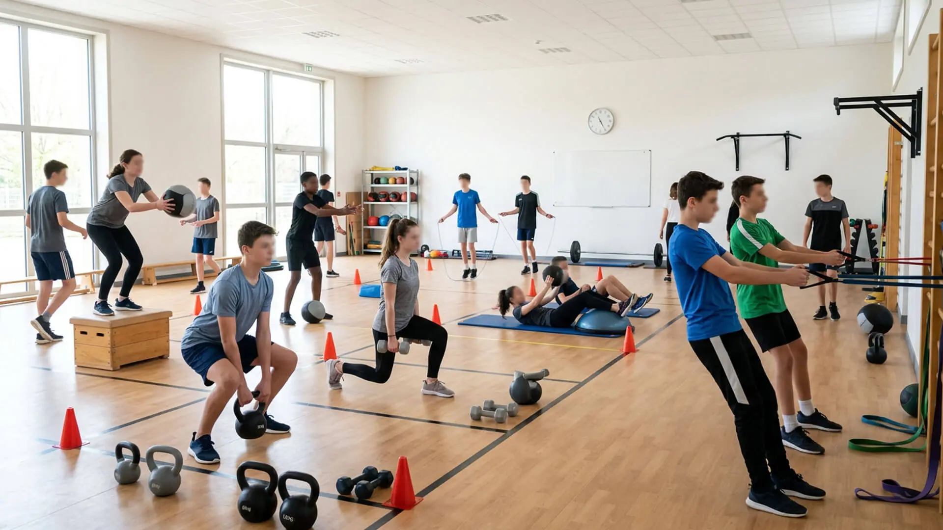 Musculation et cross training en EPS : notre sélection de petit matériel pour des séances plus fluides