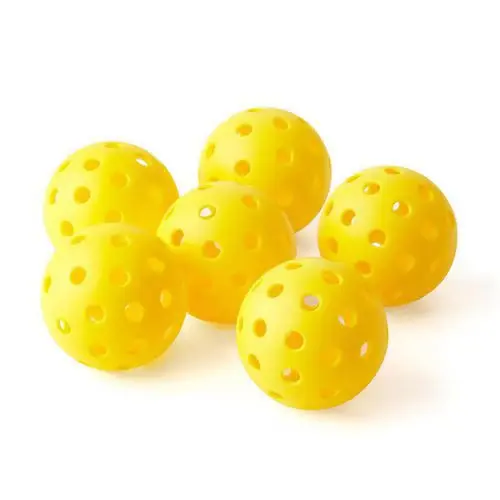 Lot de 6 balles de pickleball